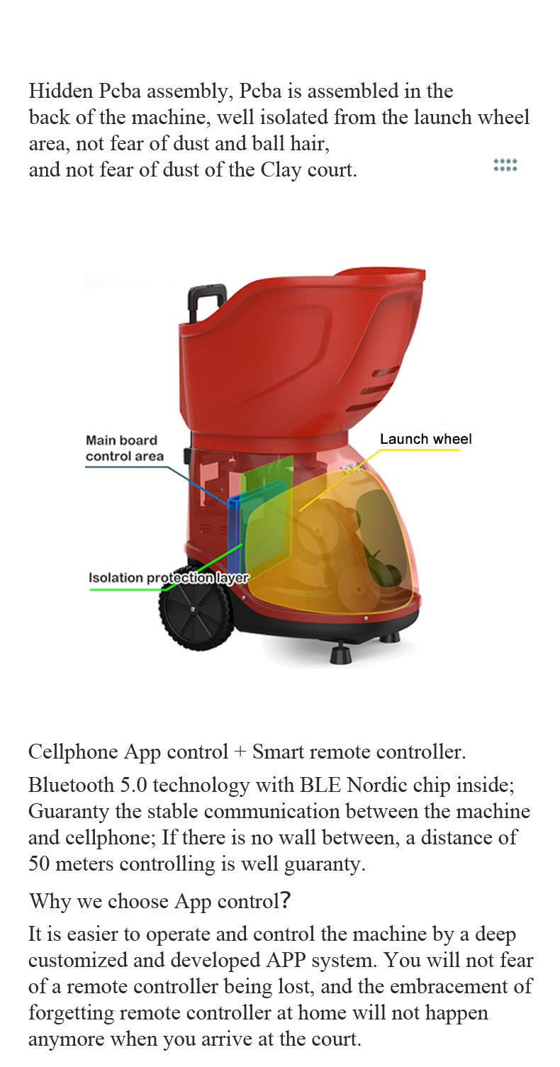 PUSUN-PP-8001 Pickleball Automatic Ball Machine5