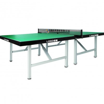 Foldable Table Tennis Table | Custom Logo Ping Pong Table in Blue/Black/Green