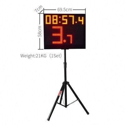 Remote Control Portable Basketball Scoreboard | LED Shot Clock & Game Timer for Courts
