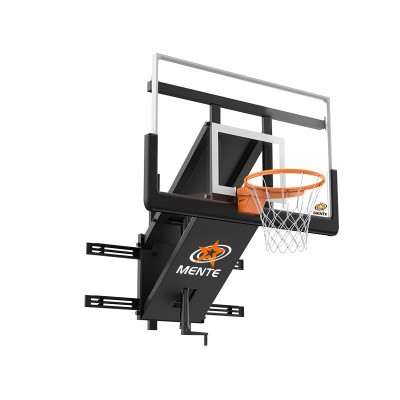 Motorized Wall-Mounted Basketball Hoop | Telescopic Height-Adjustable Basketball System for Resident