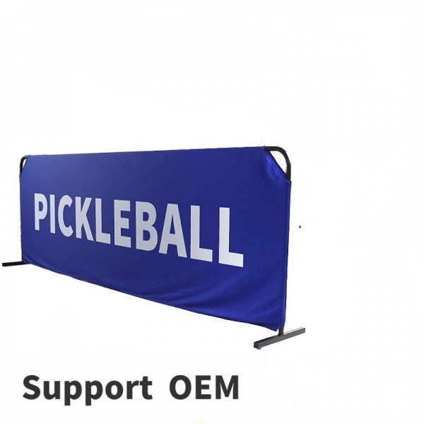 Heavy-Duty Elastic Pickleball Barrier | Blue & Black Ping Pong Divider for Competition Venuesimg-2