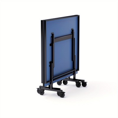 Foldable Indoor Ping Pong Table | Official Size Table Tennis Table with Wheels for Easy Storage