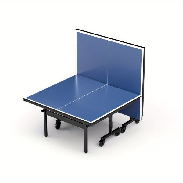 Foldable Indoor Ping Pong Table | Official Size Table Tennis Table with Wheels for Easy Storageimg-1