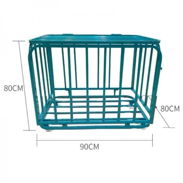 Heavy-Duty Metal Basketball Storage Cage | Wheeled Ball Cart for Sports Facilitiesimg-3