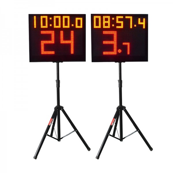 Remote Control Portable Basketball Scoreboard | LED Shot Clock & Game Timer for Courtsimg-1