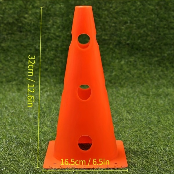 Durable 32cm Agility Cone with Holes | Sports Training Marker Cone for Field & Gym Use ﻿img-3