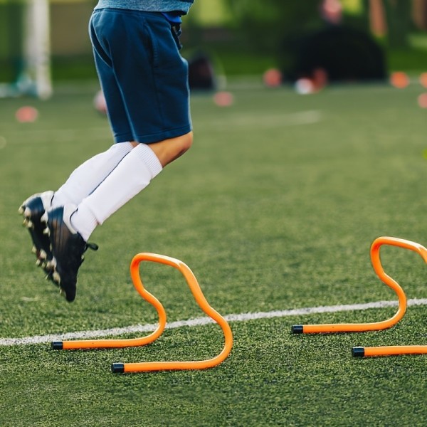 Soccer Agility Hurdles | 6-Pack Plastic Training Hurdles for Speed & Footwork Drillsimg-4