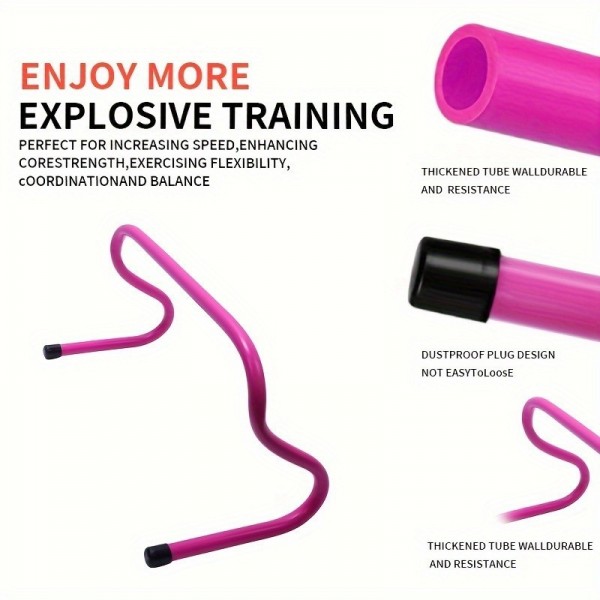 Soccer Agility Hurdles | 6-Pack Plastic Training Hurdles for Speed & Footwork Drillsimg-2