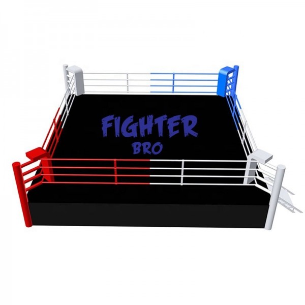 Professional Boxing Ring with Custom Logo | Training & Competition Boxing Cage for Gymsimg-2