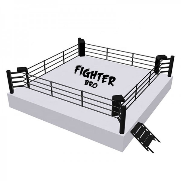 Professional Boxing Ring with Custom Logo | Training & Competition Boxing Cage for Gymsimg-3