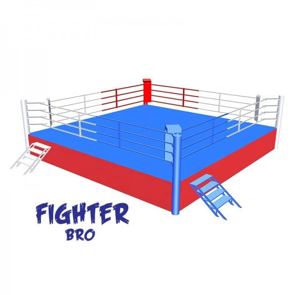 Professional Boxing Ring with Custom Logo | Training & Competition Boxing Cage for Gymsimg-4
