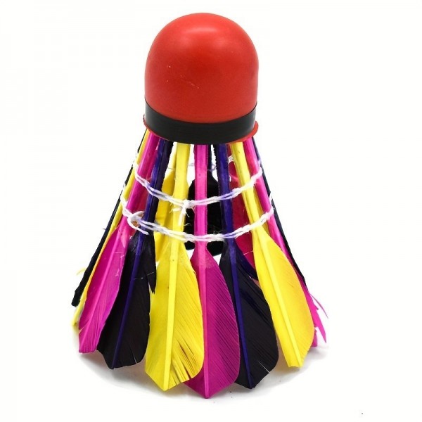 Premium Rubber Head Badminton Shuttlecocks Durable and Long Lasting for Outdoor Playimg-2