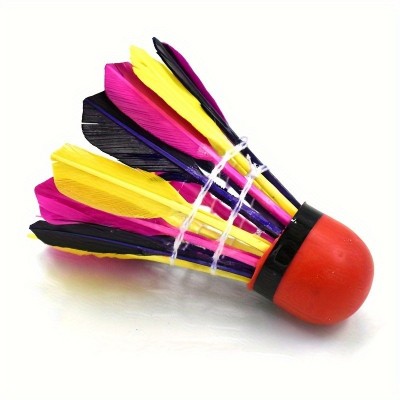 Premium Rubber Head Badminton Shuttlecocks Durable and Long Lasting for Outdoor Play