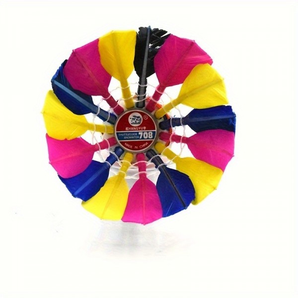 Premium Rubber Head Badminton Shuttlecocks Durable and Long Lasting for Outdoor Playimg-4