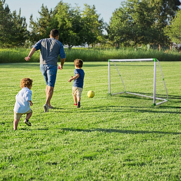 Outdoor Kids Training Soccer Goal Detachable Easy to Assemble for Backyard Playimg-5