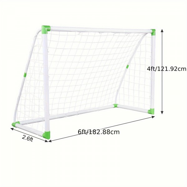 Outdoor Kids Training Soccer Goal Detachable Easy to Assemble for Backyard Playimg-7