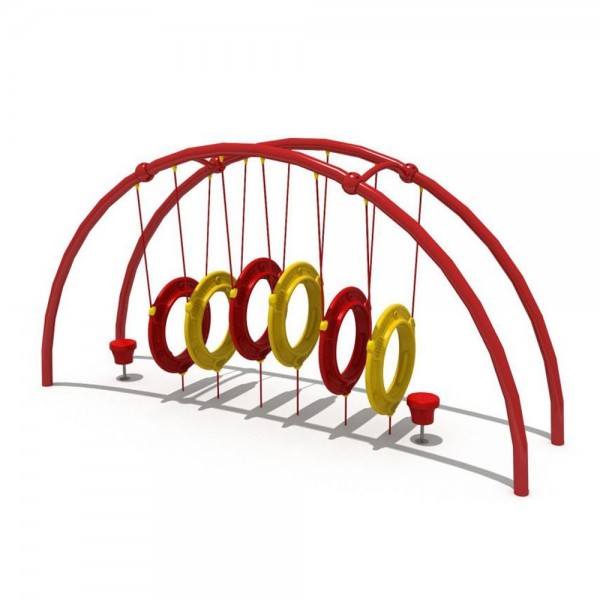 Kids Suspension Balance Bridge Outdoor Play Fitness Set Various Styles for Commercial and Home Useimg-4