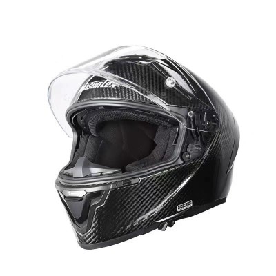 Masontex Carbon Fiber Motorcycle Helmet Full Face Safety Helmet for Street and Track Riding