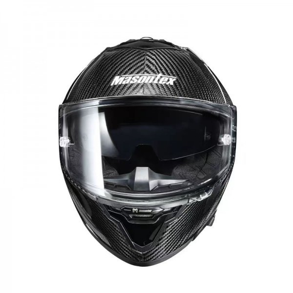 Masontex Carbon Fiber Motorcycle Helmet Full Face Safety Helmet for Street and Track Ridingimg-3