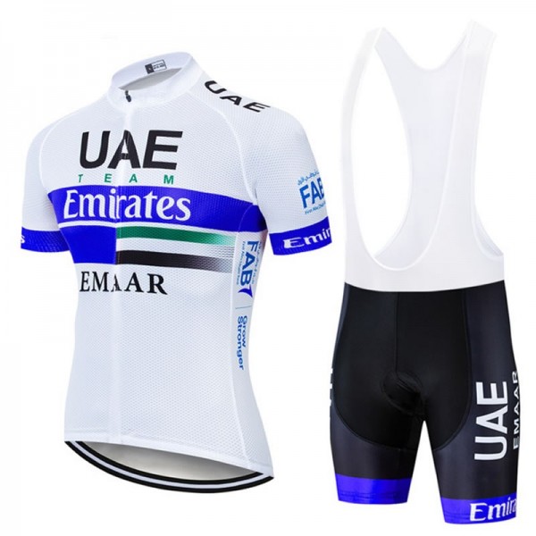 UAE Team Emirates Short Sleeve Cycling Kit Quick Dry Road Bike Jersey and Bib Shorts Setimg-3
