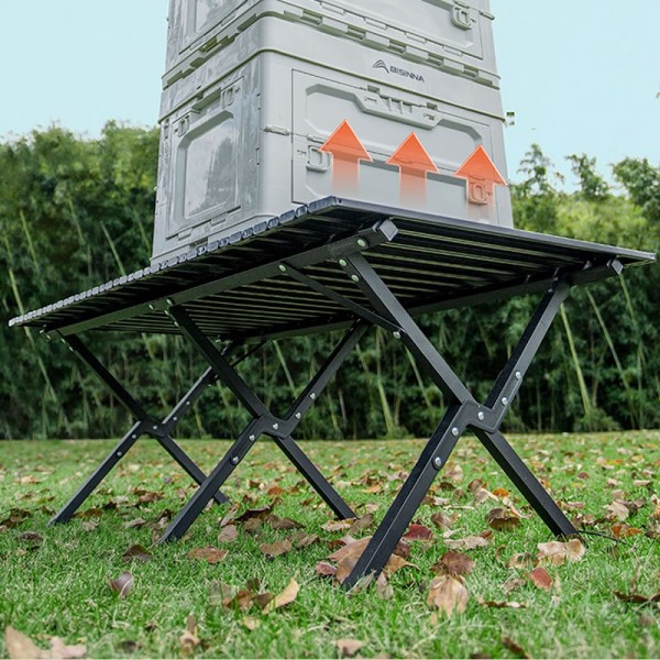 BISINNA Outdoor Folding Table and Chairs Set Portable Camping Roll Up Table for Backyard and Picnicsimg-4