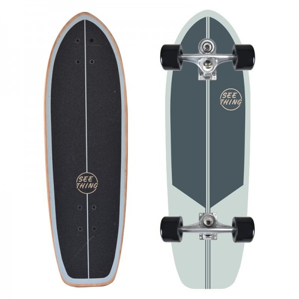 Single Kick 32 Inch Surf Skateboard Lightweight for Carving and Pumpingimg-3
