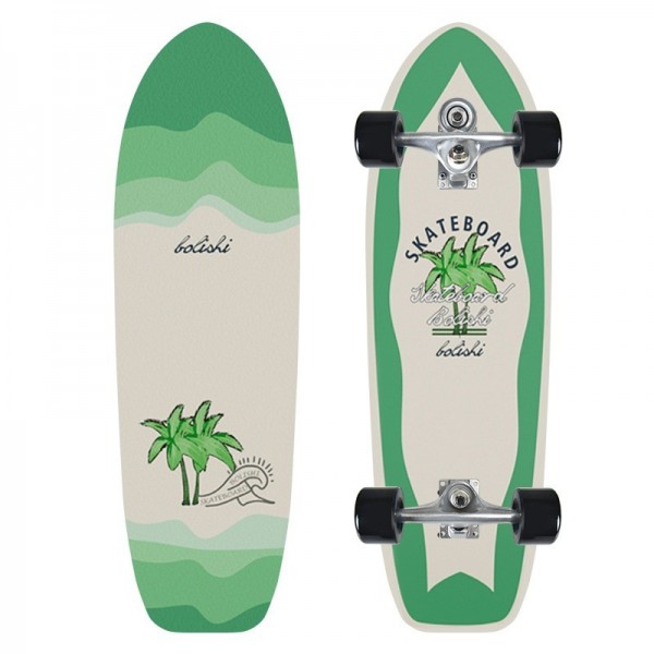 Single Kick 32 Inch Surf Skateboard Lightweight for Carving and Pumpingimg-4