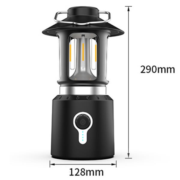 Extendable Outdoor Camping Lantern 5W Dimmable Warm White and Cool White Light for Hiking and Backyaimg-2