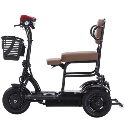 Folding Lightweight Electric Tricycle for Seniors Portable 3 Wheel Scooter for Elderly Mobility