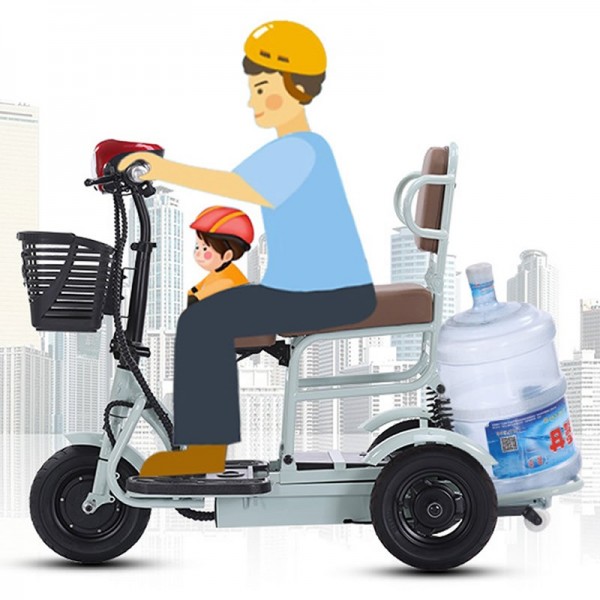 Folding Lightweight Electric Tricycle for Seniors Portable 3 Wheel Scooter for Elderly Mobilityimg-2