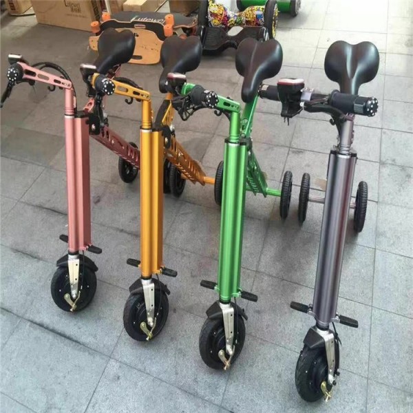 K7 Portable Folding 3 Wheel Electric Scooter Lightweight Lithium Battery E-Bike for Urban Commuteimg-3