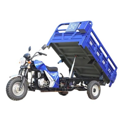 Heavy-Duty Gas Powered Dump Tricycle 3 Wheel Motorized Cargo Trike for Farm & Rural Hauling