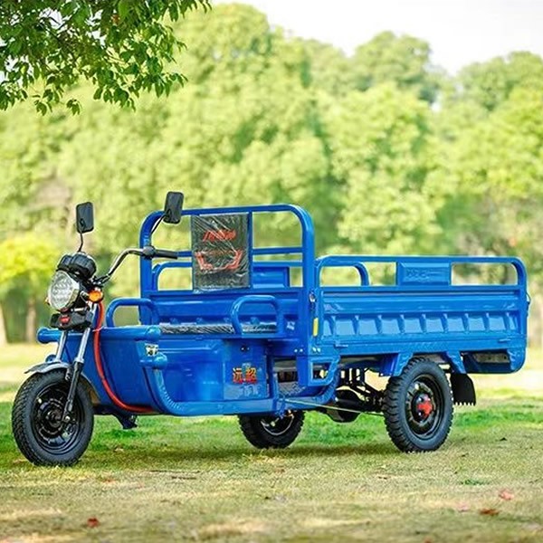 Heavy-Duty Electric Dump Tricycle High Load Capacity 3 Wheel Cargo Trike for Farm & Agricultural Hauimg-2