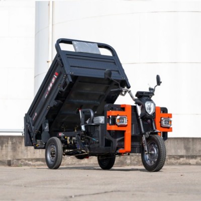 Hydraulic Dump Electric Tricycle Heavy-Duty Cargo Trike for Farm & Agricultural Hauling