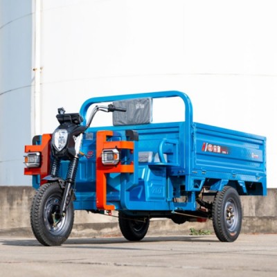 Hydraulic Dump Electric Tricycle Heavy-Duty Cargo Trike for Farm & Agricultural Hauling