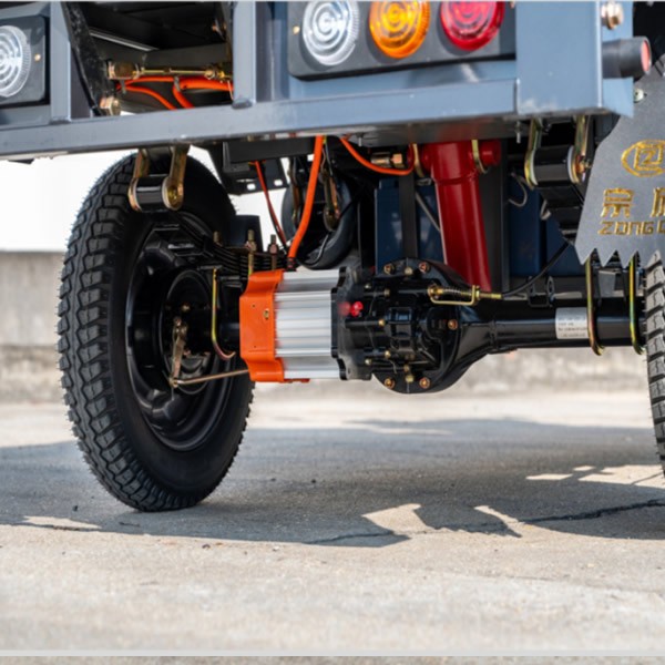 Hydraulic Dump Electric Tricycle Heavy-Duty Cargo Trike for Farm & Agricultural Haulingimg-8