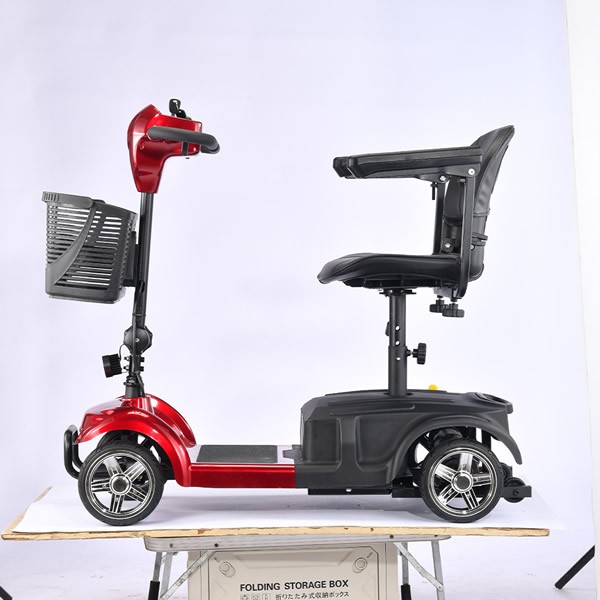 Foldable 4-Wheel Electric Mobility Scooter for Seniors Portable Elderly E-Scooter for Daily Useimg-3