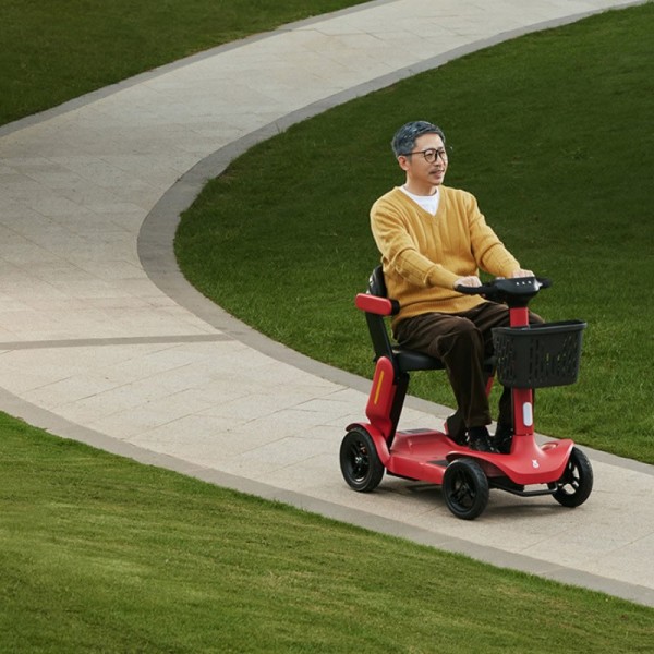 Foldable 4-Wheel Electric Mobility Scooter Long Range Portable Senior E-Scooter for Daily Useimg-7