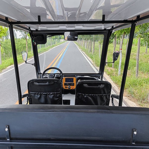 Heavy-Duty Electric Security Patrol Car 4-Passenger Golf Cart Style Vehicle for Resortimg-5