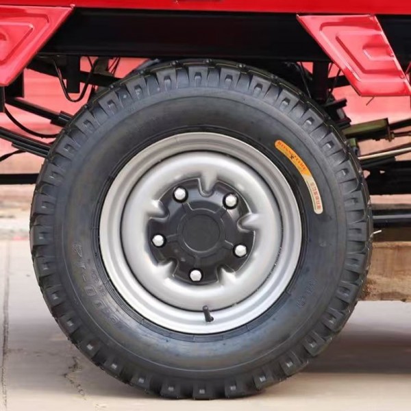 Heavy-Duty 3-Wheel Gas Cargo Tricycle Water-Cooled Hydraulic Dump Trike for Farmimg-2