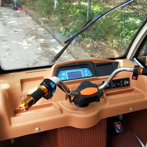 All-Weather Enclosed Electric Trike Passenger 3 Wheel Mobility Scooter for Senior & Family Useimg-5