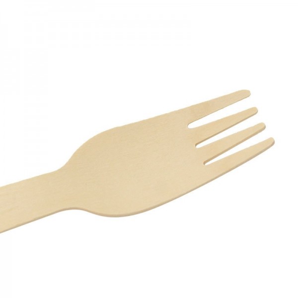 Individually Wrapped Biodegradable Birch Wood Forks Eco-Friendly Disposable Utensils for Cateringimg-2
