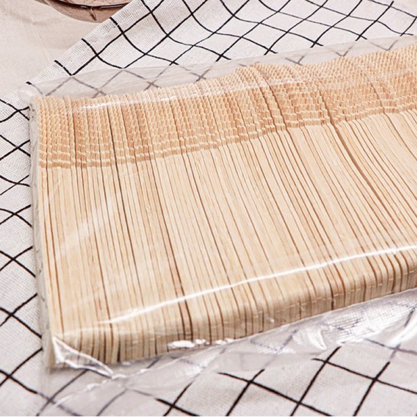 Bulk Disposable Bamboo Cutlery Set Compostable Bamboo Forks Knives Spoons for Cateringimg-7