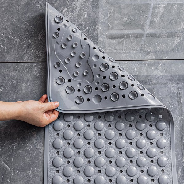 Textured Anti-Slip Bathroom Mat Waterproof Foot Massage Shower Mat for Tub & Shower Safetyimg-2