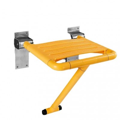 Foldable Wall-Mounted Shower Seat Non-Slip Bathroom Bench for Elderly & Disabled