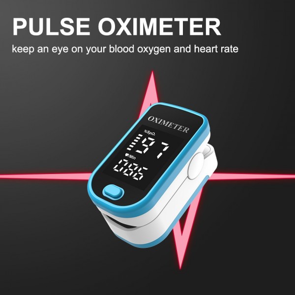 Fingertip Pulse Oximeter LED Display Blood Oxygen Saturation Monitor for Home Useimg-2