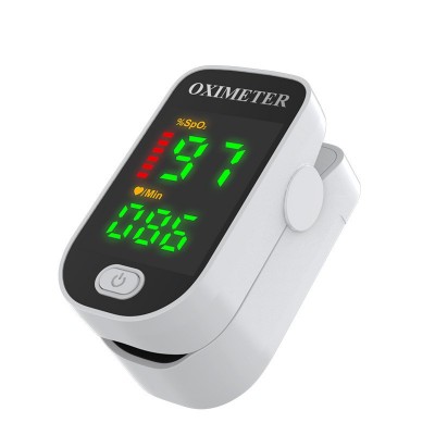 Fingertip Pulse Oximeter LED Display Blood Oxygen Saturation Monitor for Home Use