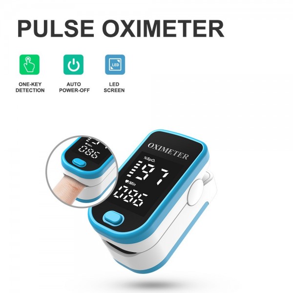 Fingertip Pulse Oximeter LED Display Blood Oxygen Saturation Monitor for Home Useimg-5