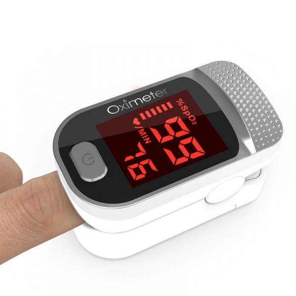 CE & FDA Certified Fingertip Pulse Oximeter Blood Oxygen Saturation Monitor with Respiratory Rateimg-2