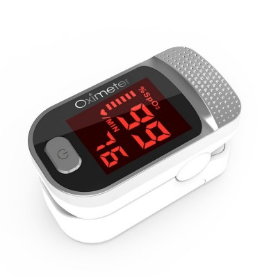 CE & FDA Certified Fingertip Pulse Oximeter Blood Oxygen Saturation Monitor with Respiratory Rate
